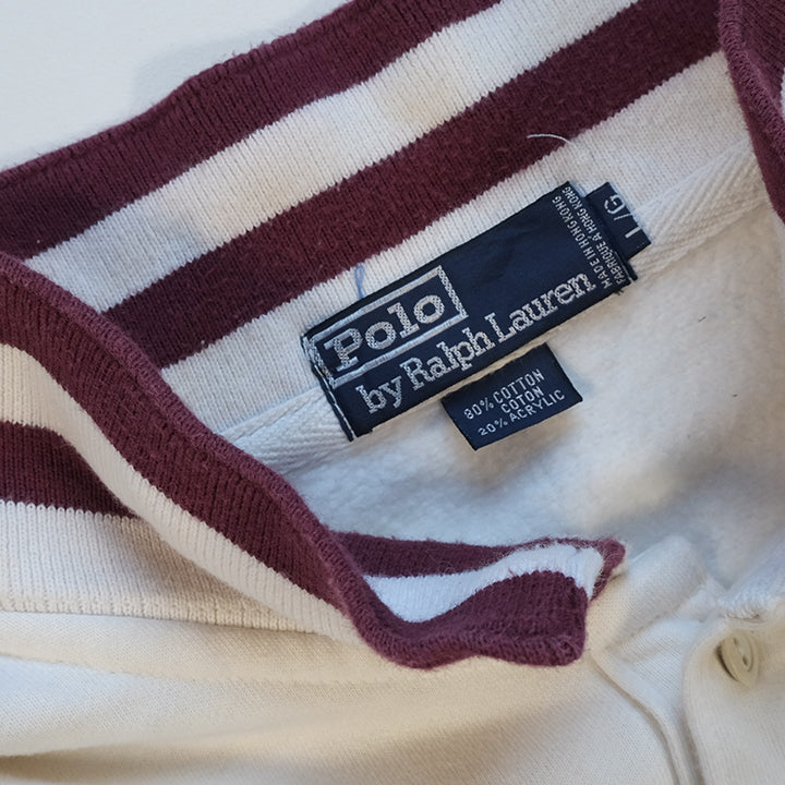Vintage Rare Polo Ralph Lauren Scribble Pocket Sweatshirt - L