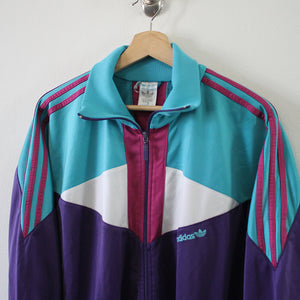 Vintage 80s Adidas Track Jacket - M/L