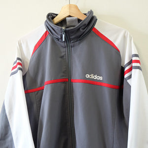 Vintage Adidas Spell Out Track Jacket - XL