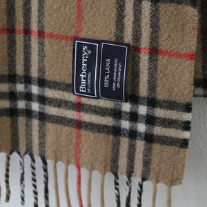 Vintage Burberrys Classic Nova Check Scarf