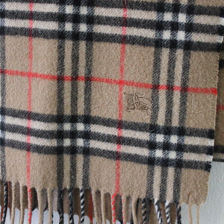 Vintage Burberrys Classic Nova Check Scarf