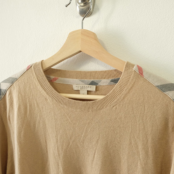 Vintage Burberry Knit Sweater *Flaw - M