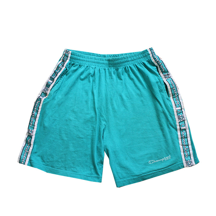 Vintage Champion Spell Out Shorts - L