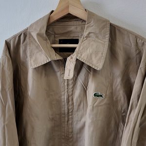 Vintage Lacoste Logo Harrington Style Jacket - L