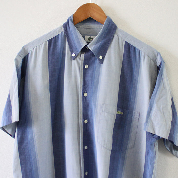 Vintage Lacoste Short Sleeve Button Up Shirt - L