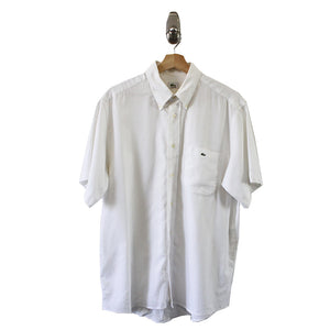 Vintage Lacoste Short Sleeve Button Up Shirt - L