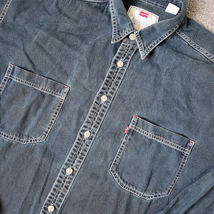 Vintage Levis Denim Button Up Shirt - XL