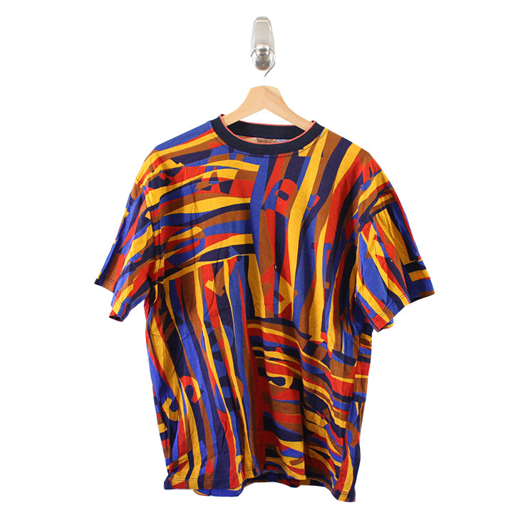 Vintage Missoni Sport All Over Print T-Shirt Made In Italy - L