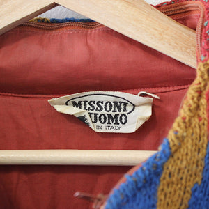 Vintage Missoni Heavy Weight Knit Jacket Made In Italy - L