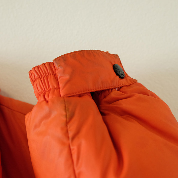 Vintage Moncler Orange Maya Puffer Down Coat Jacket -  L/XL