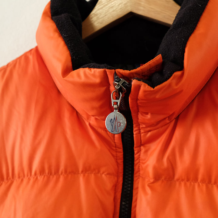 Vintage Moncler Orange Maya Puffer Down Coat Jacket - 3 L/XL