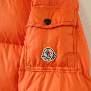 Vintage Moncler Orange Maya Puffer Down Coat Jacket - 3 L/XL