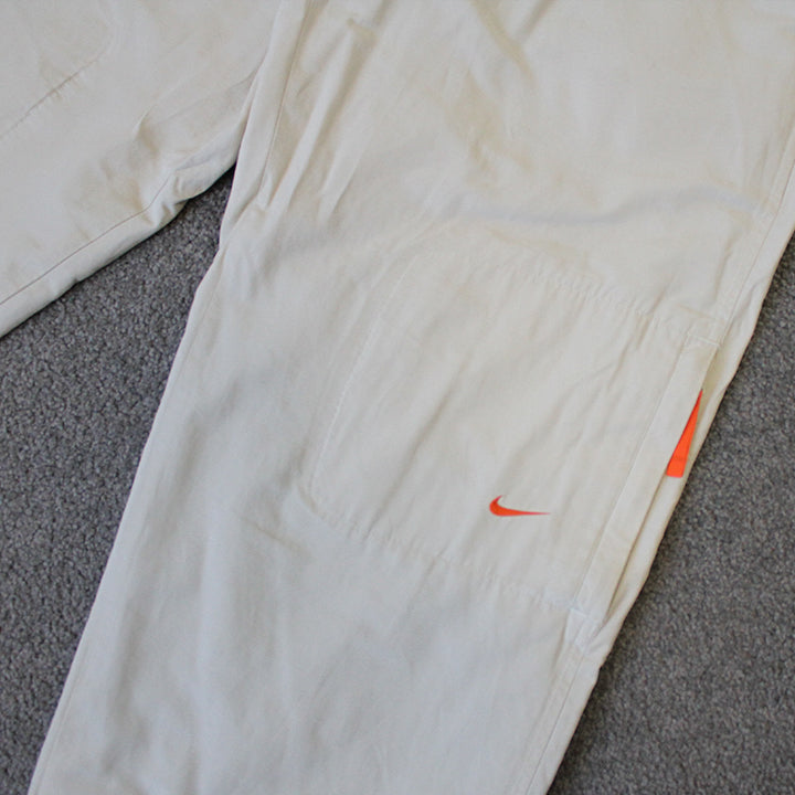 Vintage Rare Nike Y2K Swoosh Track Pants - L