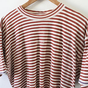 Vintage Rare 80s/90s Stone Island Stripe T-Shirt Made In Italy - XL