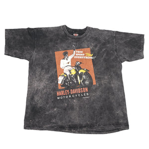 Vintage Rare 1988 Harley Davidson Holoubek Graphic Single Stitch T-Shirt - XL