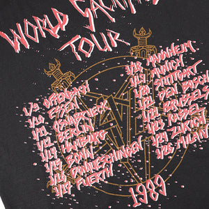 Vintage RARE 1989 Slayer Slaytanic Wehrmacht Euro Tour T-Shirt - L