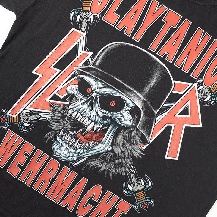 Vintage RARE 1989 Slayer Slaytanic Wehrmacht Euro Tour T-Shirt - L