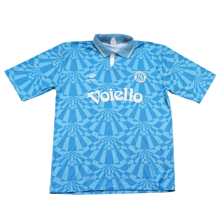 Vintage 1991 Umbro Napoli Football Jersey - L