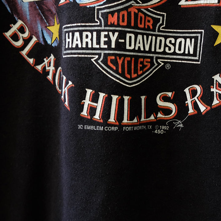 Vintage Rare 1992 3D Emblem Harley Davidson T-Shirt - L