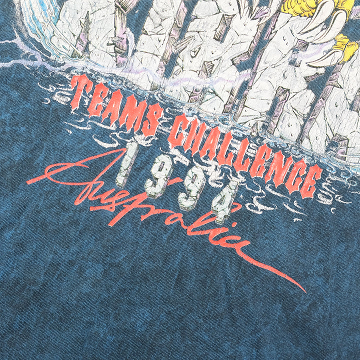 Vintage 1994 Surf Kirra Teams Challenge Australia T-Shirt - L