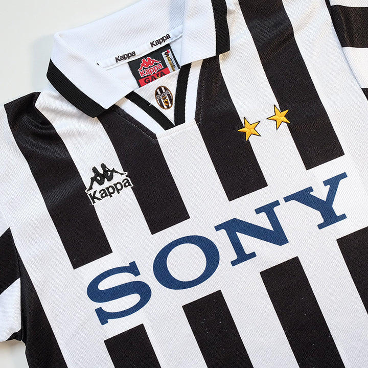 Vintage 1995 Kappa Juventus Sony Home Jersey S Steep Store