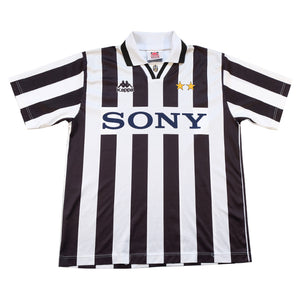 Vintage 1995 Kappa Juventus Sony Home Jersey - M