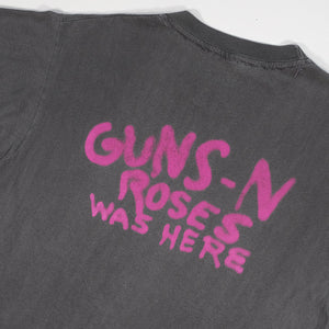 Vintage 1987 Guns N Roses GNR Was Here T-Shirt - L