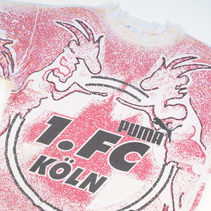 Vintage Puma 1.Fc Koln All Over Graphic T-Shirt - L