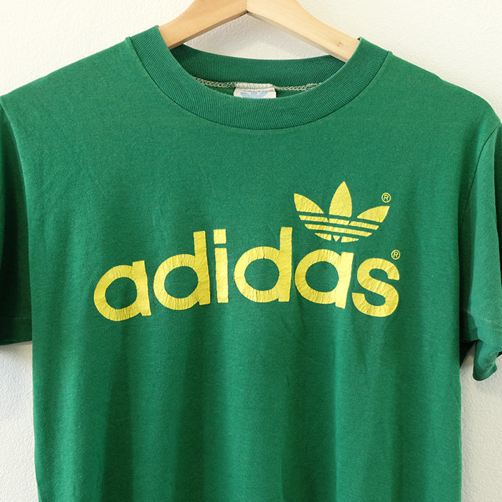 Vintage Rare 80s Adidas Made In USA T-Shirt - S