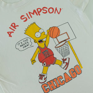 Vintage Bootleg Bart Air Simpson T-Shirt - M
