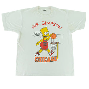 Vintage Bootleg Bart Air Simpson T-Shirt - M