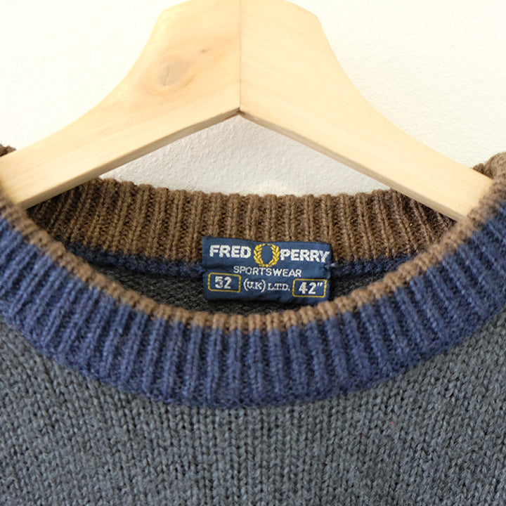 Vintage Fred Perry Knit Sweater - L