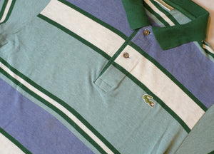 Lacoste Stripe Polo Shirt - S