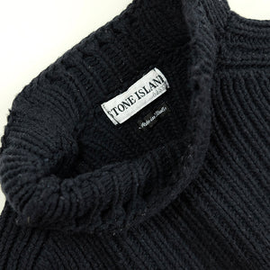 Stone Island AW 2002 Mock Neck Wool Sweater Made In Italy - M