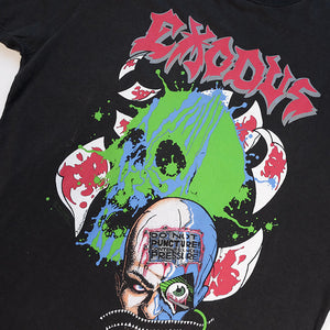 Vintage RARE 1990 Exodus Thrash Under Pressure Tour T-Shirt - L
