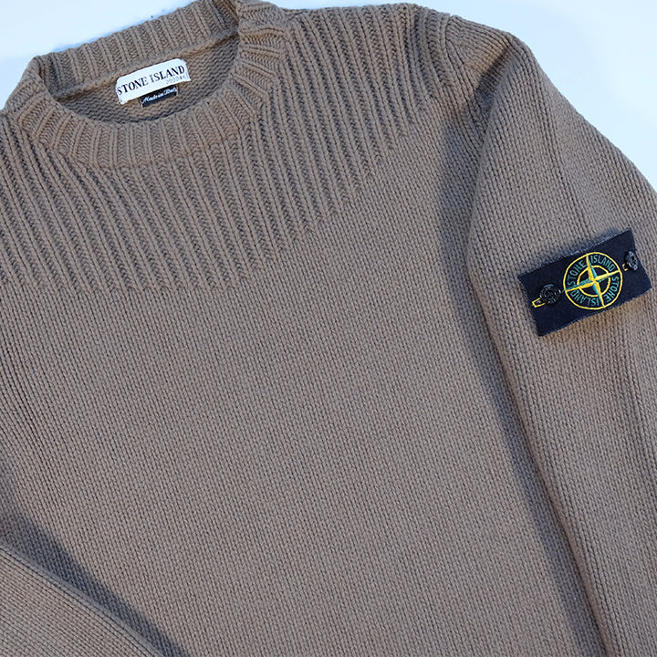 Vintage 2001 Stone Island AW Knit Sweater Made In Italy - L