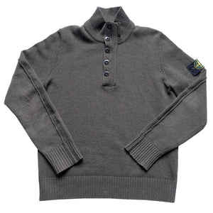 Vintage 2010 Stone Island AW Quarter Zip Sweater - L