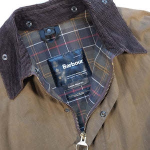 Vintage Barbour Classic Beaufort Waxed Jacket Made In England - XL