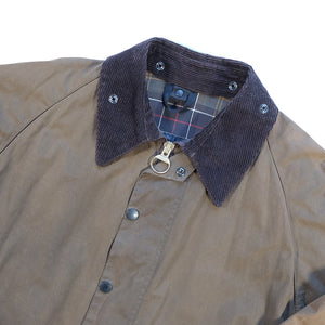 Vintage Barbour Classic Beaufort Waxed Jacket Made In England - XL