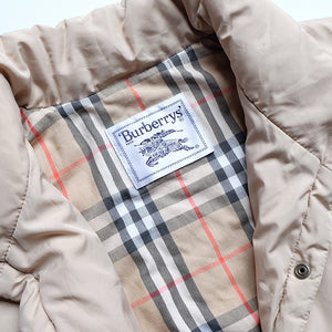 Vintage Burberrys Nova Check Lined Puffy Down Coat - L