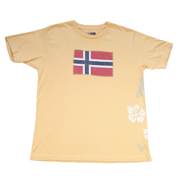 Vintage Napapijri Geographic Big Spell Out T-Shirt - XL