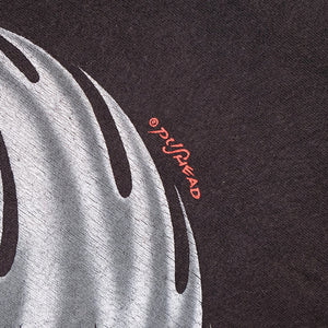 Vintage RARE 90s Metallica Rebel Pushead Ying Yang Front & Back Graphic T-Shirt - L