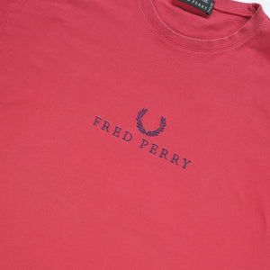 Vintage Fred Perry Embroidered Spell Out T-Shirt - XL