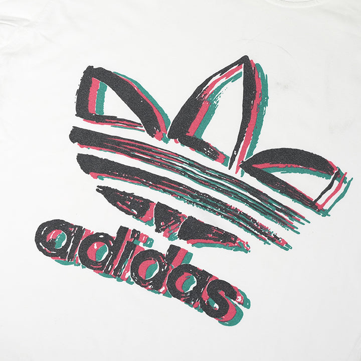 Vintage  Rare Adidas Big Logo T-Shirt - L