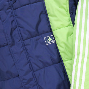 Vintage Adidas Stripes Puffer Coat - XL