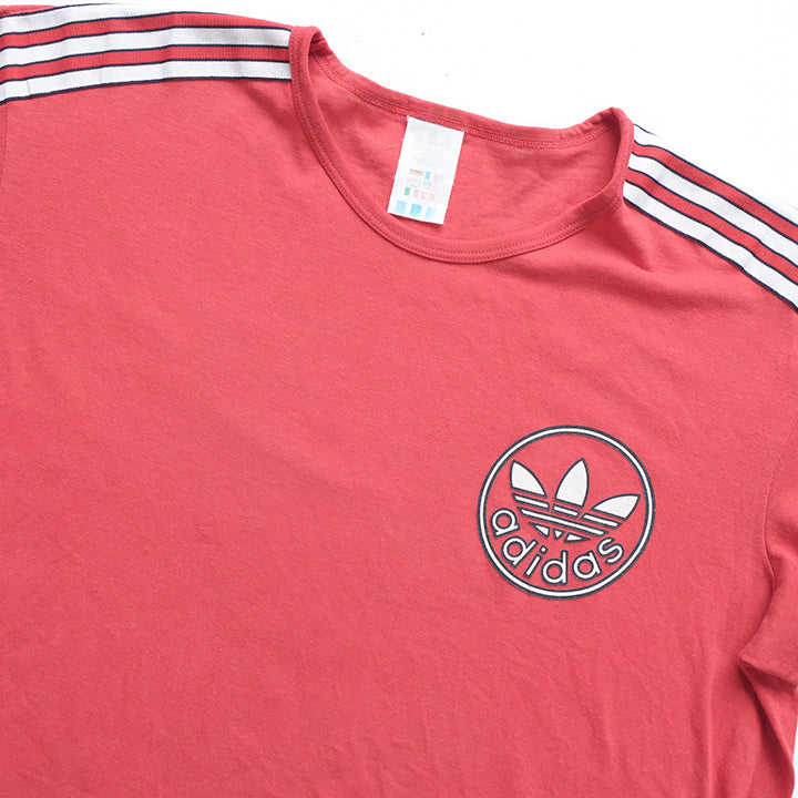 Vintage 80s Adidas Logo T Shirt M