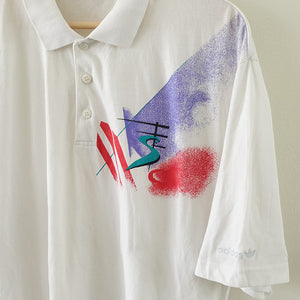 Vintage Adidas Tennis Polo Shirt - XL