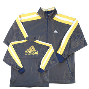 Vintage Adidas Basketball Big Embroidered Logo Track Jacket - L