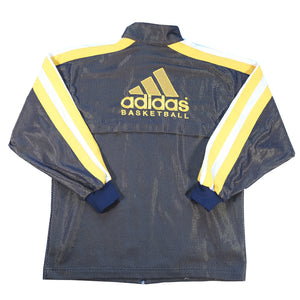 Vintage Adidas Basketball Big Embroidered Logo Track Jacket - L