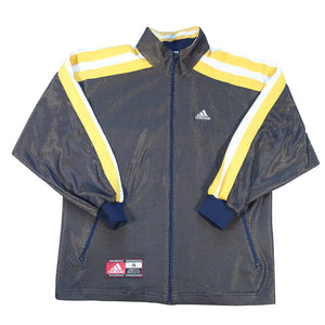 Vintage Adidas Basketball Big Embroidered Logo Track Jacket - L